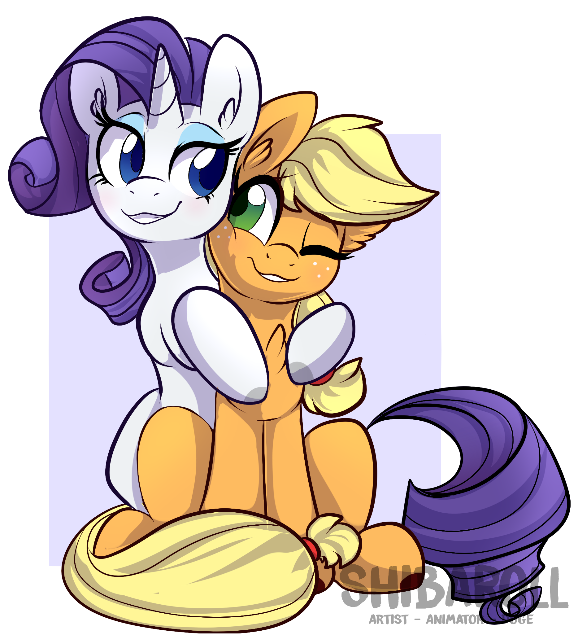 A bit of raridgek - My little pony, PonyArt, Rarity, Applejack, MLP Lesbian, Shipping, Haibaratomoe, Longpost