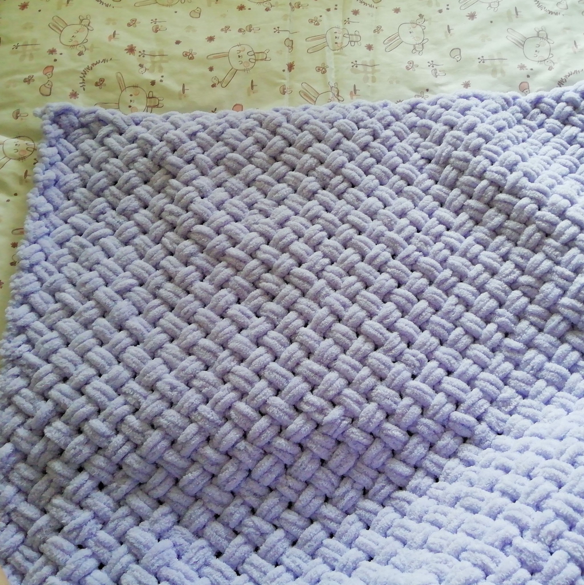 Lavender tenderness - My, Longpost, Needlework, Plaid, Knitting, Handmade, With your own hands