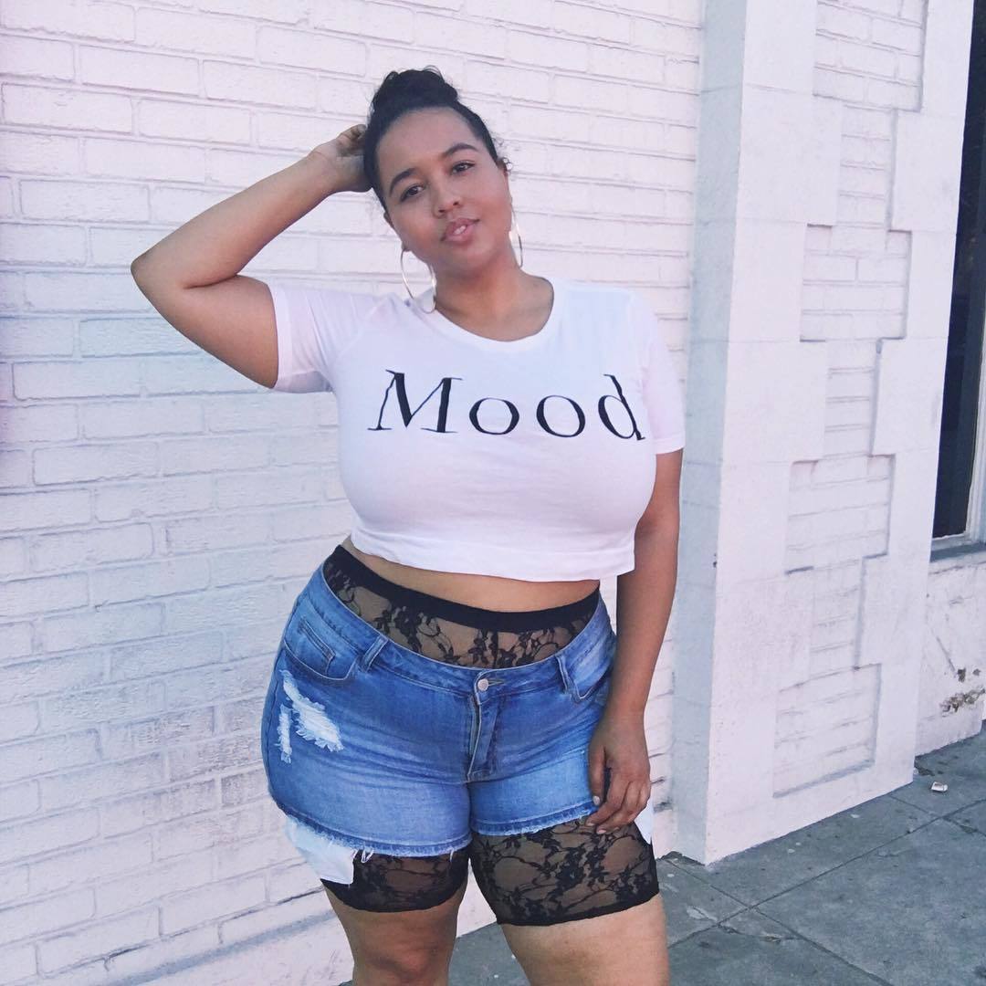 Charming Gabifresh and her plus size blog - Models, Plus size, GIF, Longpost, Fullness