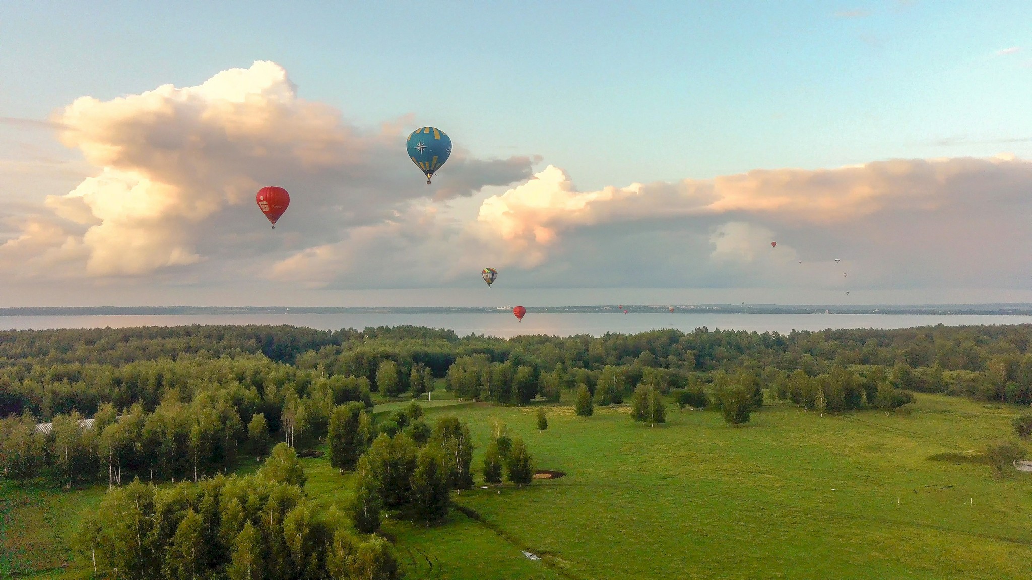 Balloon Festival in Pereslavl-Zalessky - Balloon Festival, Quadcopter, Aerial photography