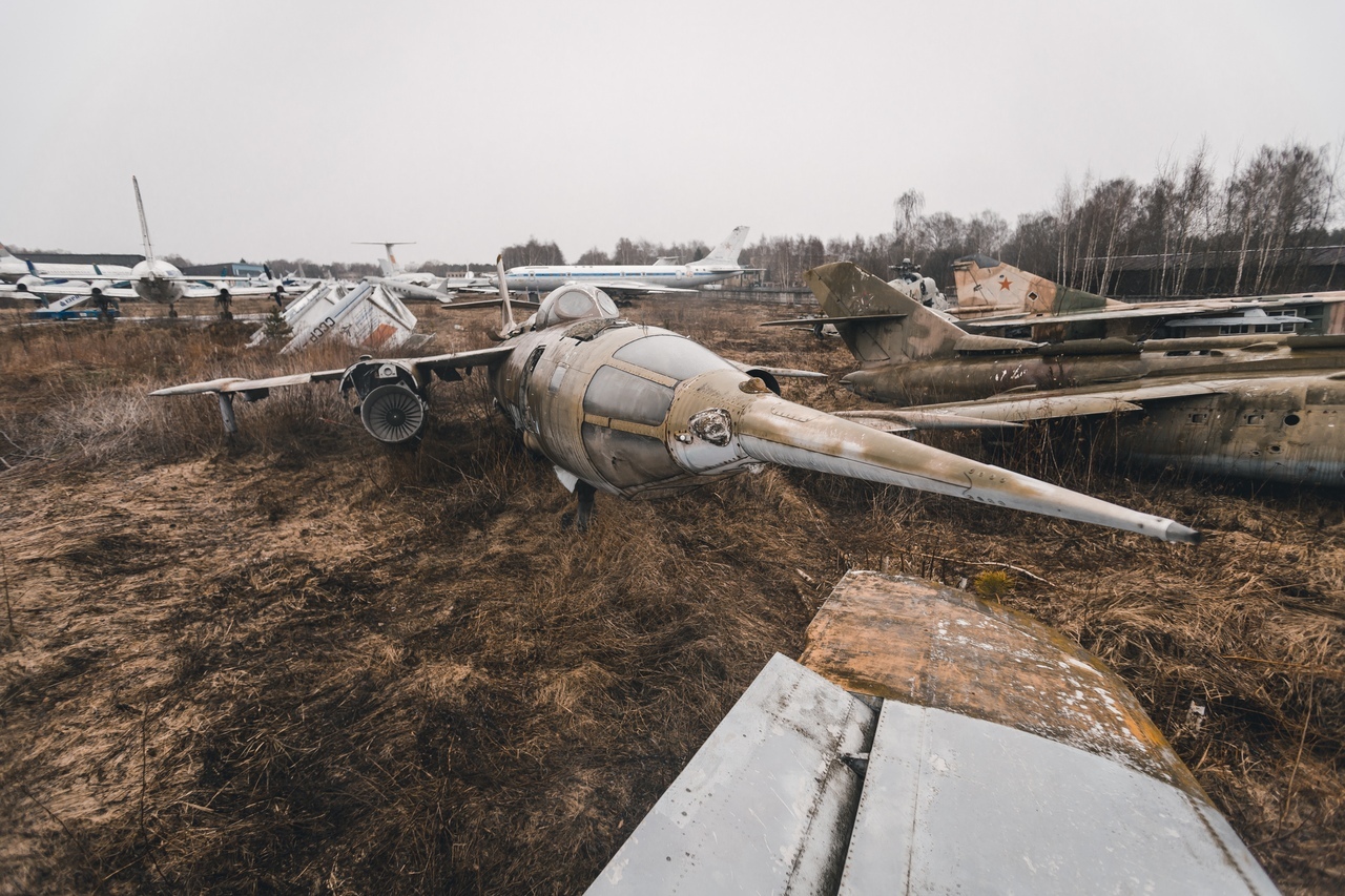 At the back of the Central Air Force Museum of the Russian Federation - My, Museum, RF Air Force, Air Force Museum in Monino, Monino, Longpost, Air force, BBC Museum