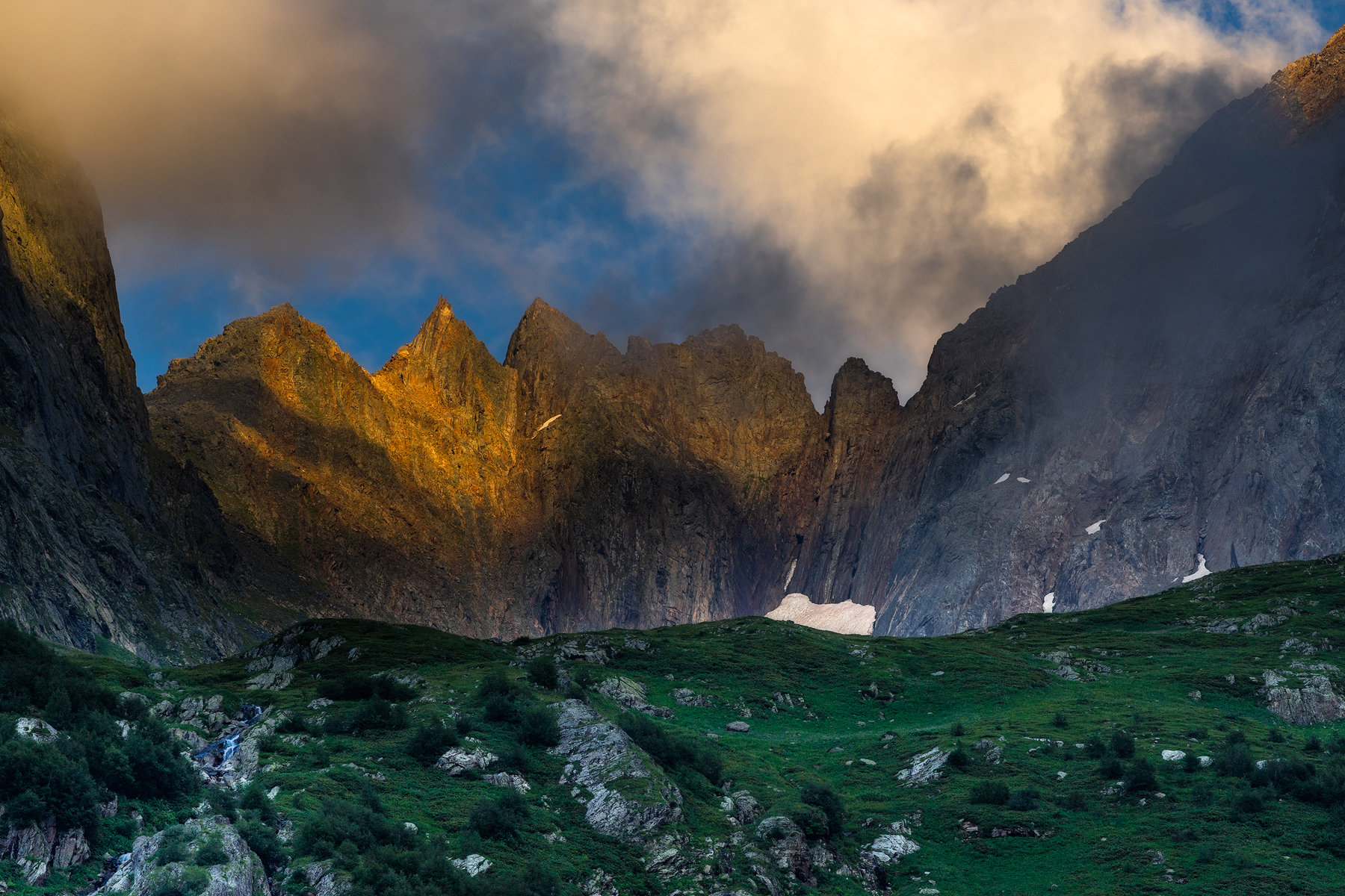 Dombay - My, Dombay, Caucasus, Russia, The mountains, Landscape, The photo, Longpost, Nature