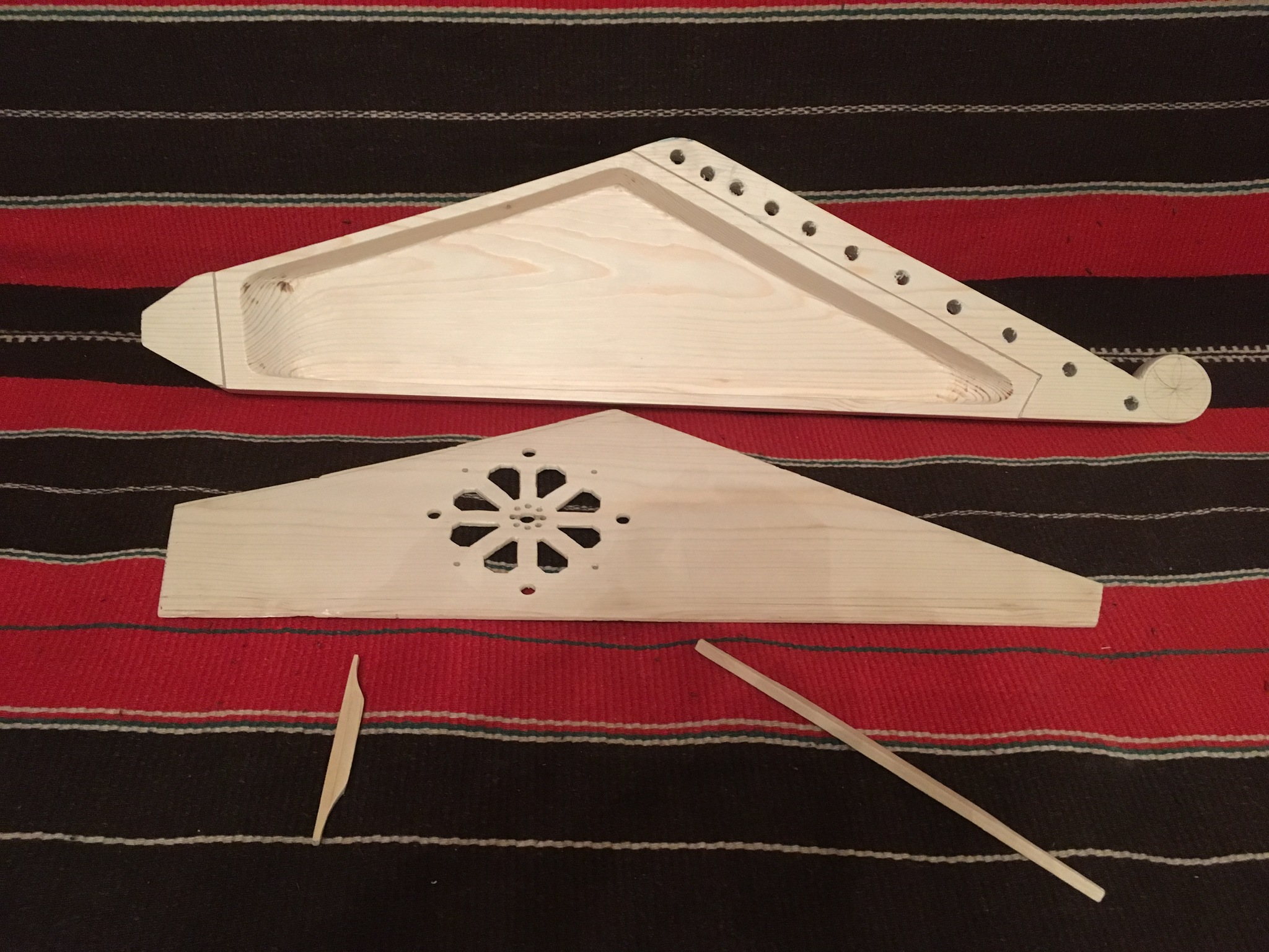 Homemade harp - My, With your own hands, Needlework with process, Handmade, Musical instruments, Longpost, Video, Gusli