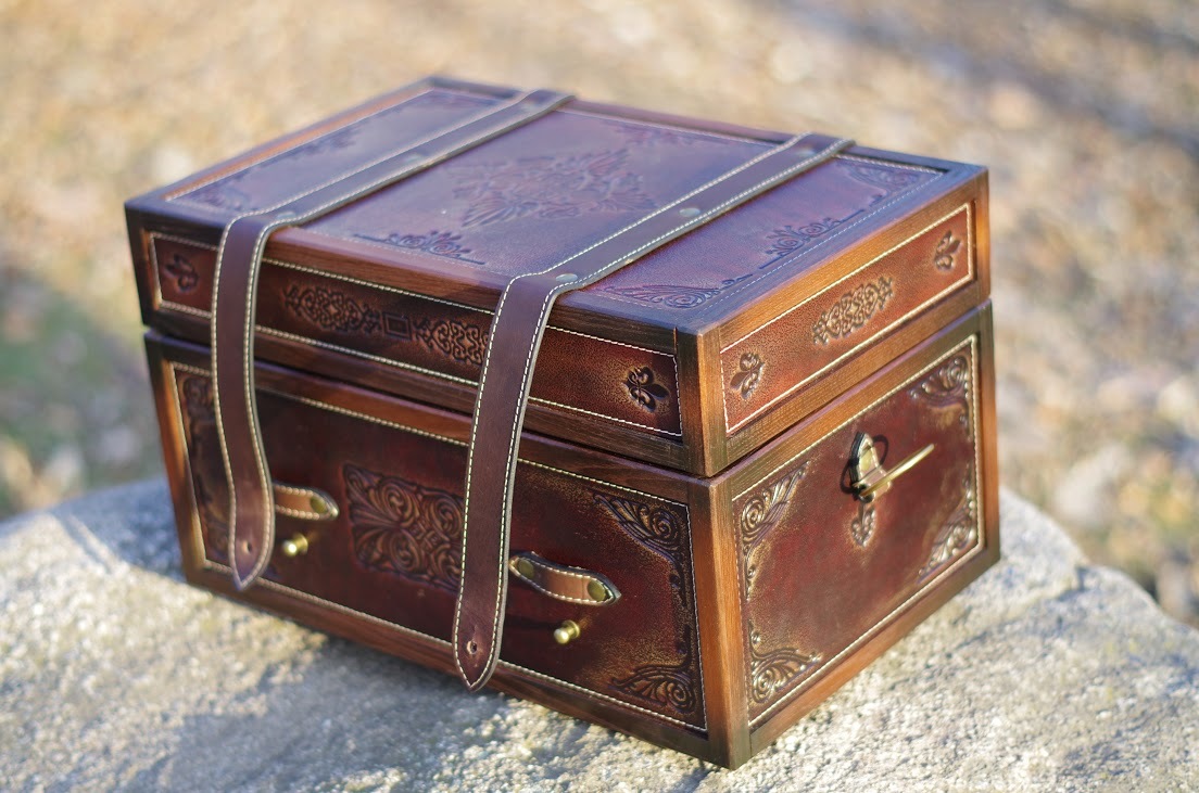 Treasure chest - My, Box, With your own hands, Crafts