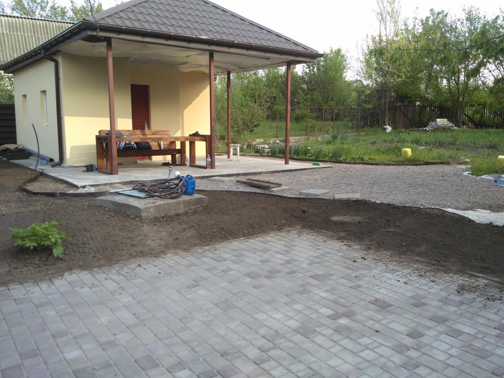 Lucky story. - My, Landscape design, Lawn, Dacha, With your own hands, Longpost