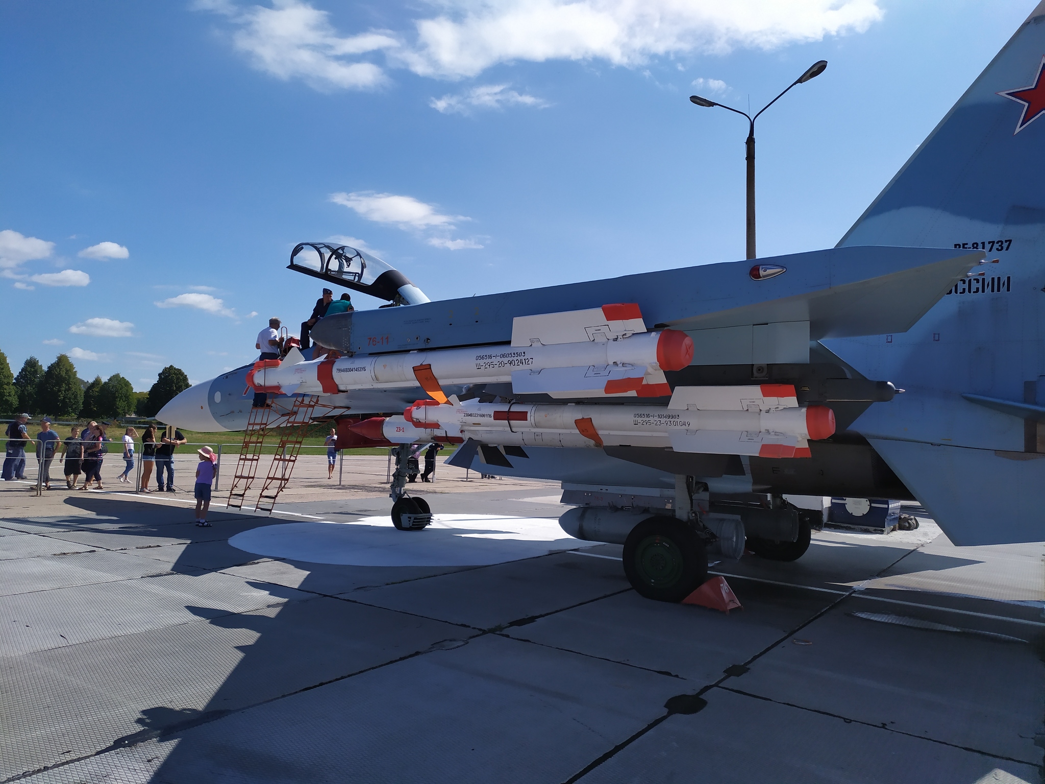 Doors open day at Khalino airfield (Kursk) - My, Aviation, Su-30cm, An-30, MiG-29, Su-24, Kursk, Russian army, Air force, Longpost, Army