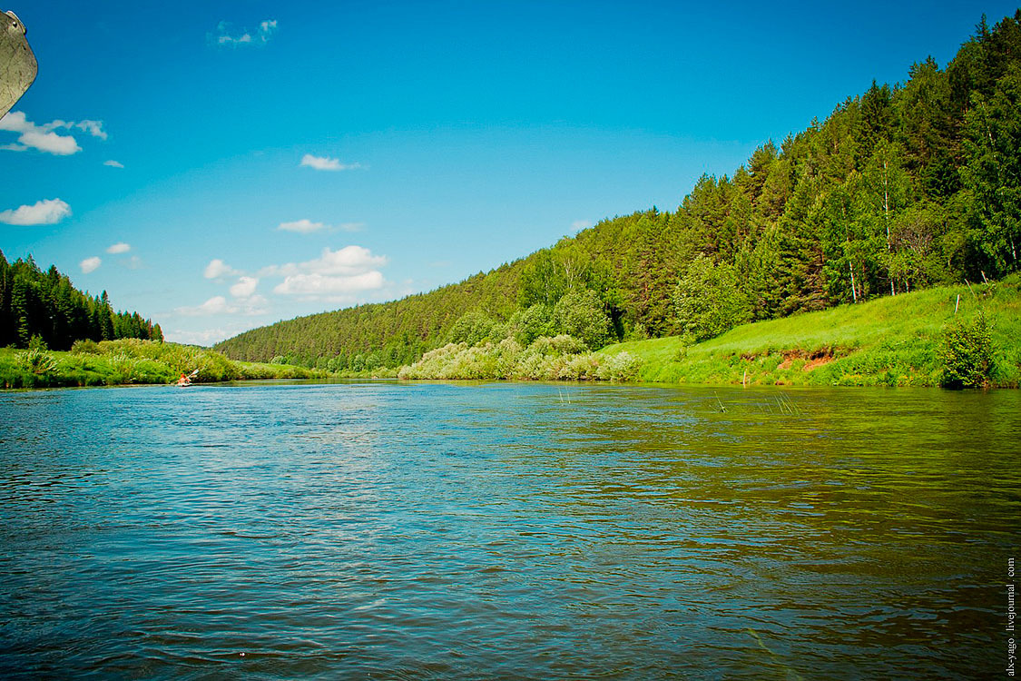 River Nemda. - My, Travels, Tourism, Water tourism, Kayak, The rocks, The photo, Longpost