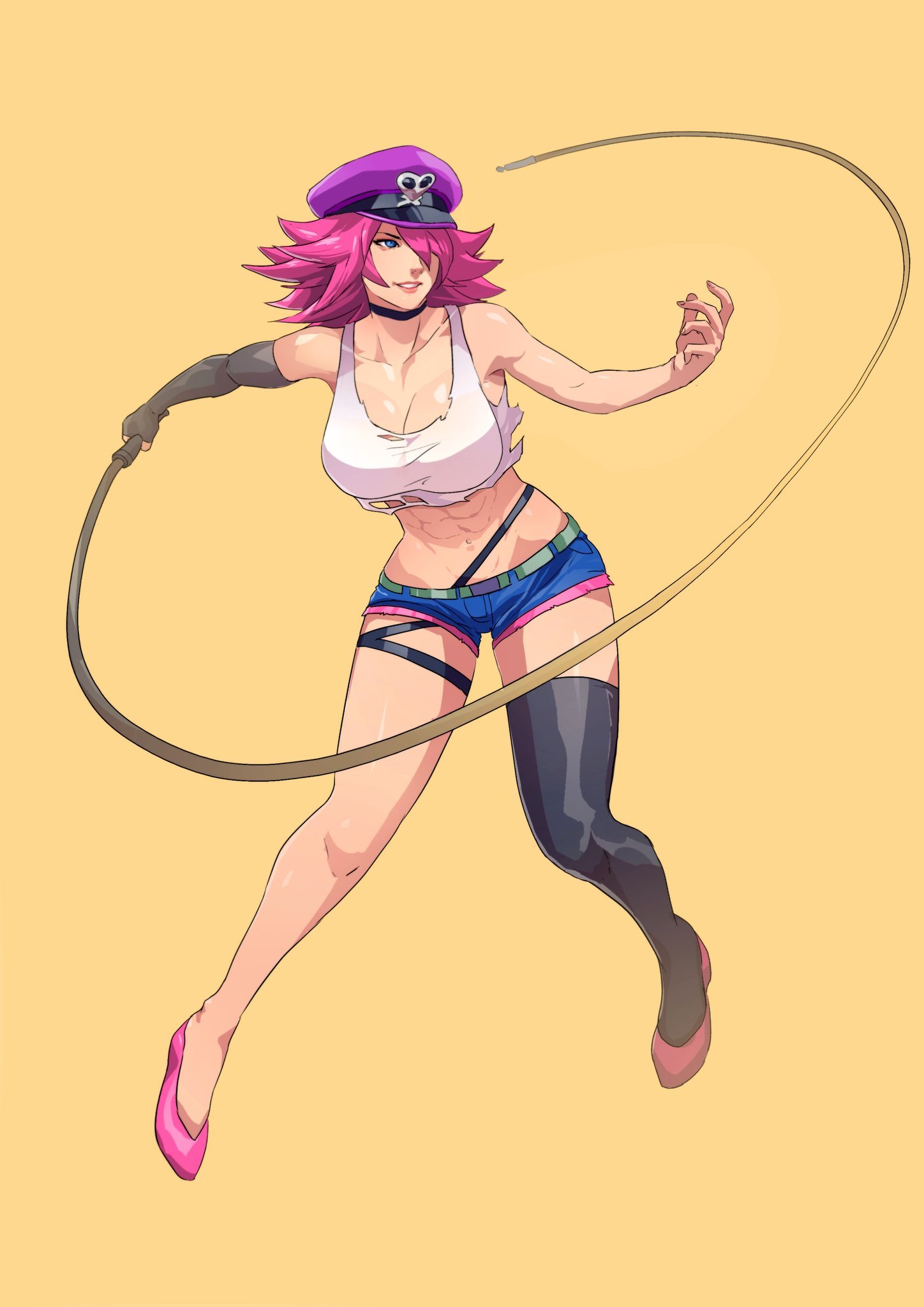 Poison - NSFW, Cirenk, Final Fight, Street Fighter, Poison, Игры, Арт, Anime Art