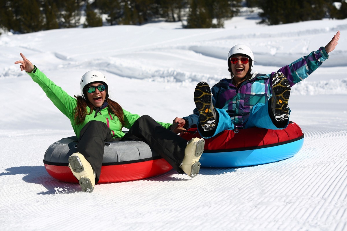 How a toboggan hill became a ski resort. - My, Slide, Cheesecake, Sled, 228, Skiing downhill, Injury, Court