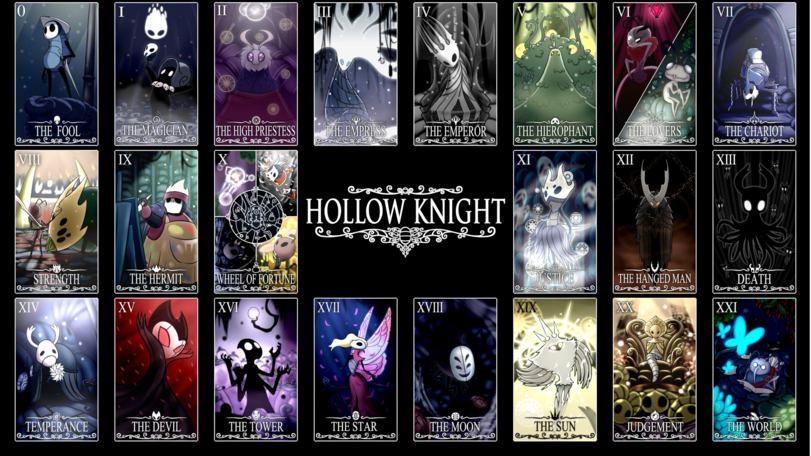 Hollow Knight style tarot cards - Hollow knight, Longpost, Tarot cards