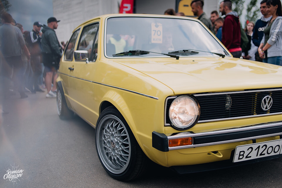 New Volkswagen Golf (1978): We built and built and finally built! - My, Volkswagen golf, Volkswagen, , Oldtimer, The photo, The festival, Auto, A restaurant, Video, Longpost