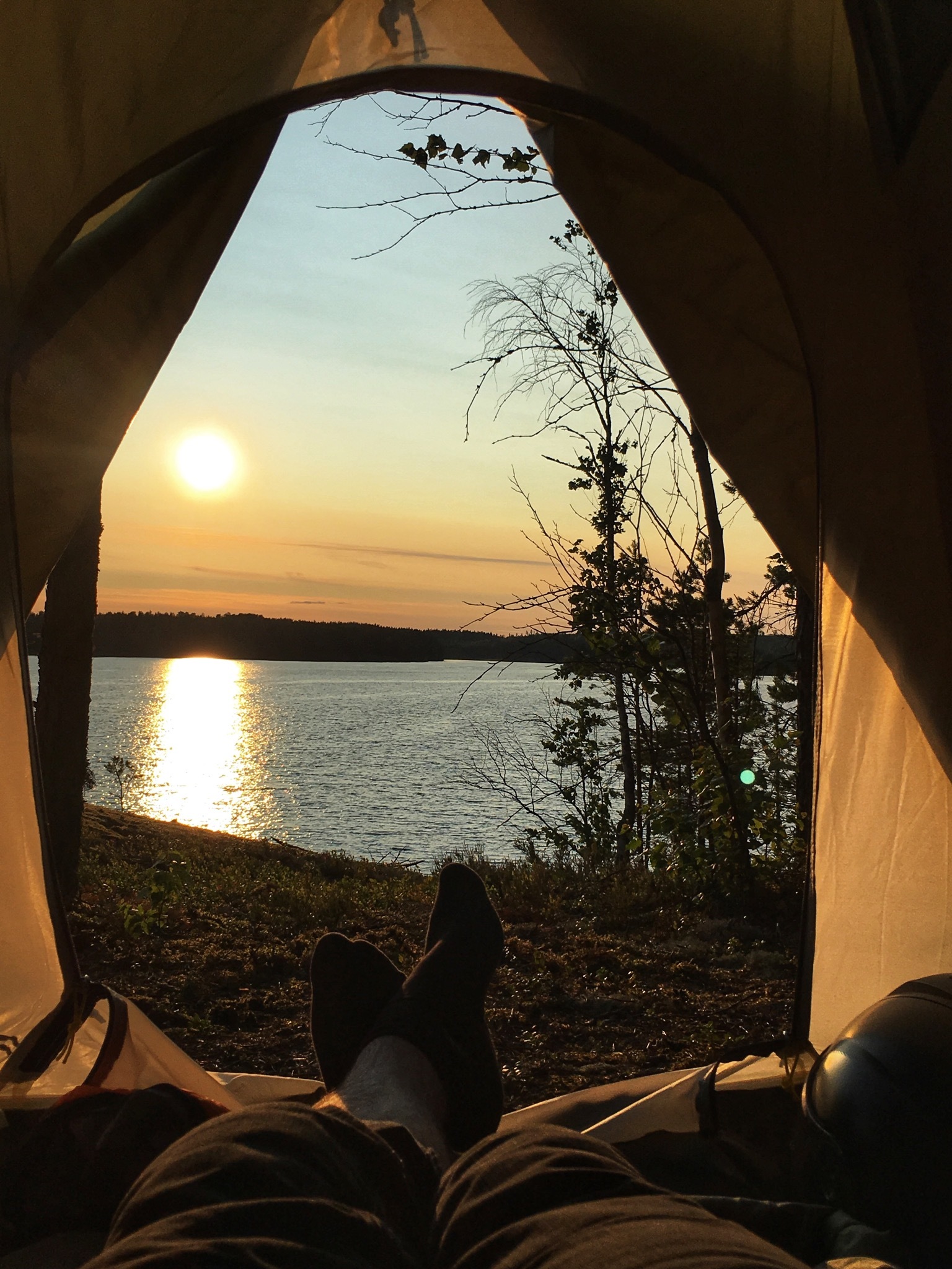 A short trip on a motorcycle in Finland. - My, Longpost, Travels, Moto, Nature, The photo, Tent, Finland