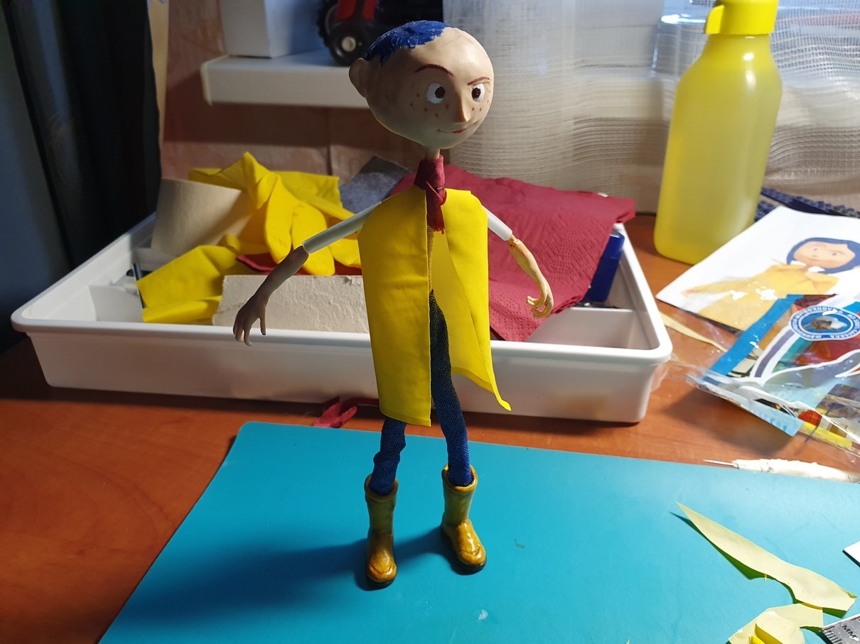 A humorous story with pictures about the making of a Coraline doll. 2 part. - My, Coraline in Nightmare Land, Coraline, With your own hands, Doll, Longpost