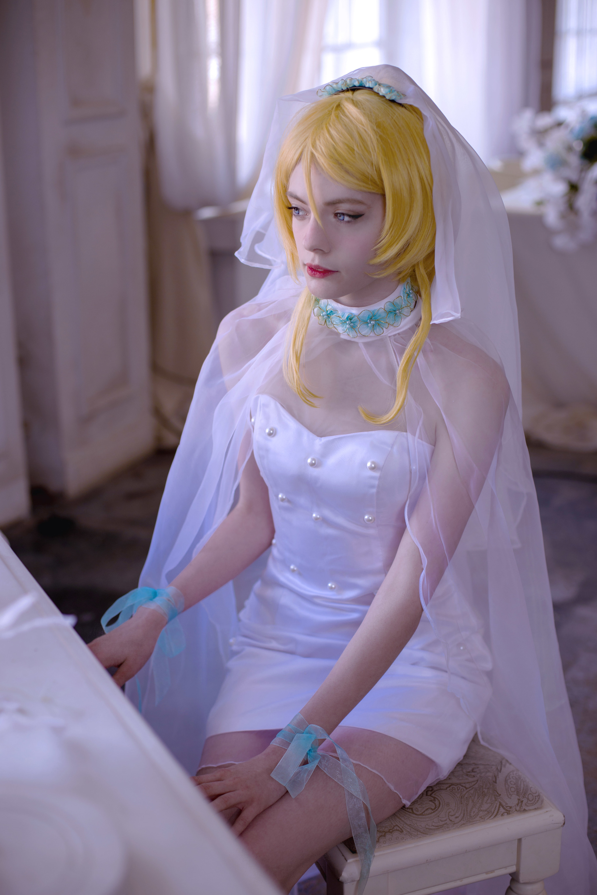 Love Live! - Ayase Eli wedding ver. - My, Cosplay, Russian cosplay, Love live! School idol project, Ayase eli, , Anime, Games, Longpost