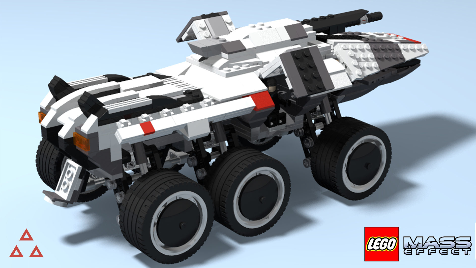 Лего Мако Масс Эффект (Lego M-35 Mako Mass Effect) - Моё, LEGO, Mass Effect, Танки, Конструктор, Игры, Мако, Длиннопост