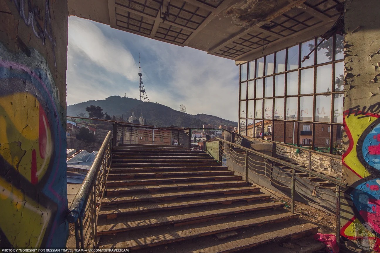 Unusual abandoned cable car station with a dark history - My, Longpost, Tbilisi, Georgia, Cable car, Abandoned, Urbex Georgia