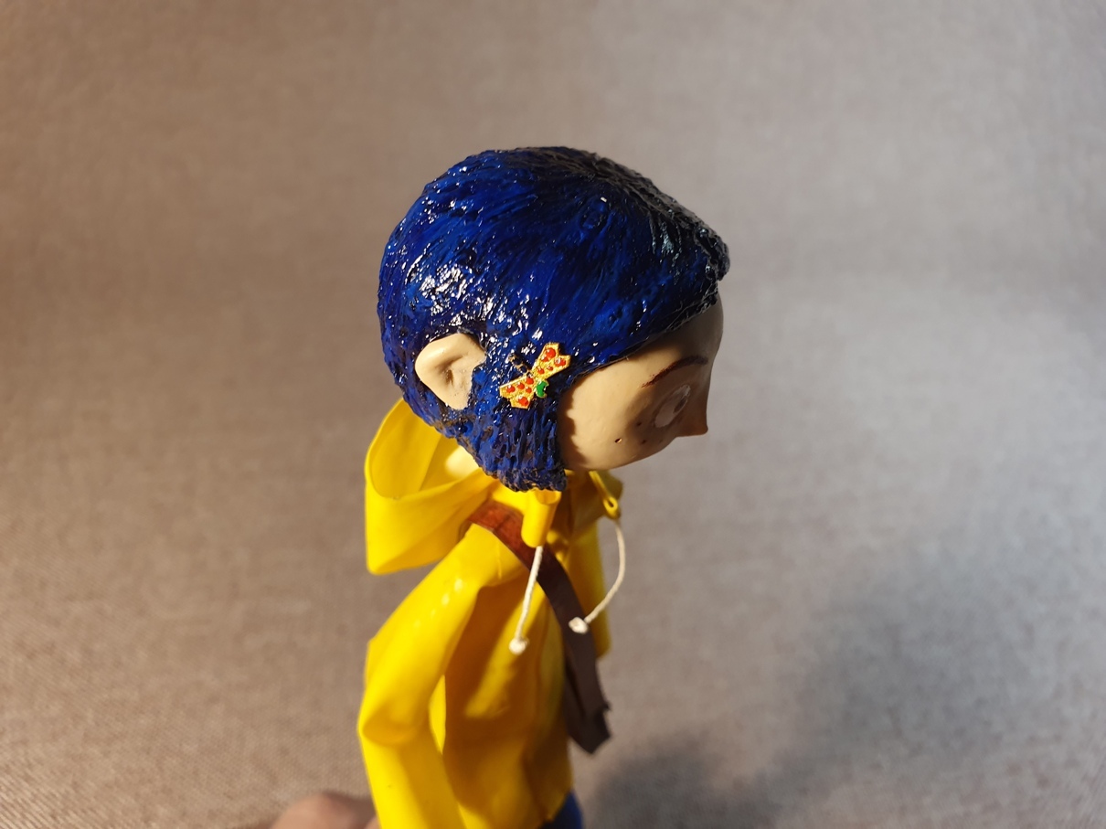 A humorous story with pictures about the making of a Coraline doll. Part 4 is the final one. - My, Coraline in Nightmare Land, Coraline, Doll, With your own hands, Polymer clay, Longpost