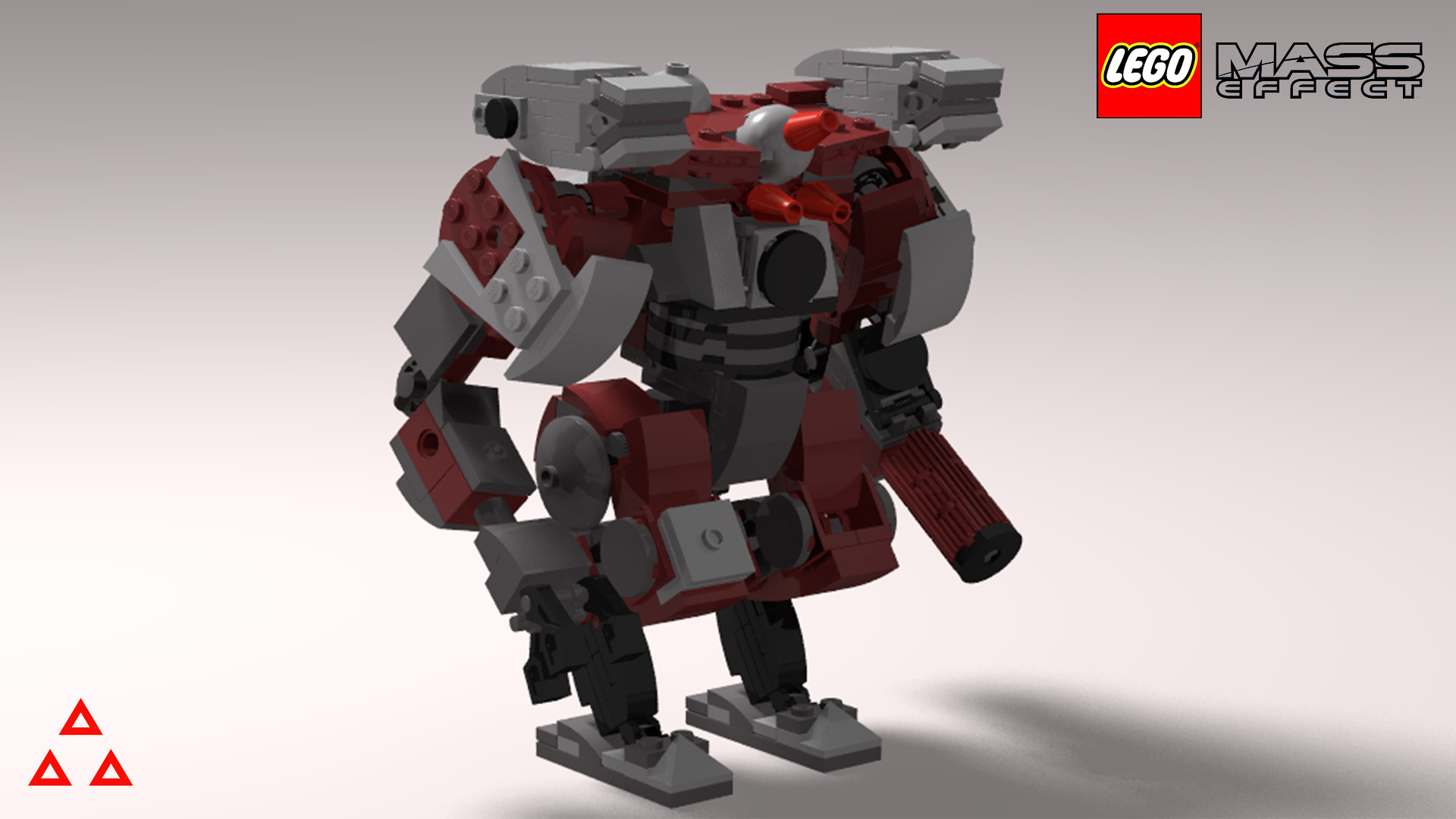 Lego Mass Effect Ymir / collection of furs ( Lego Mass Effect Ymir) - My, Lego, Mass effect, Robot, Fur, Games, LEGO digital designer, Longpost, Fur