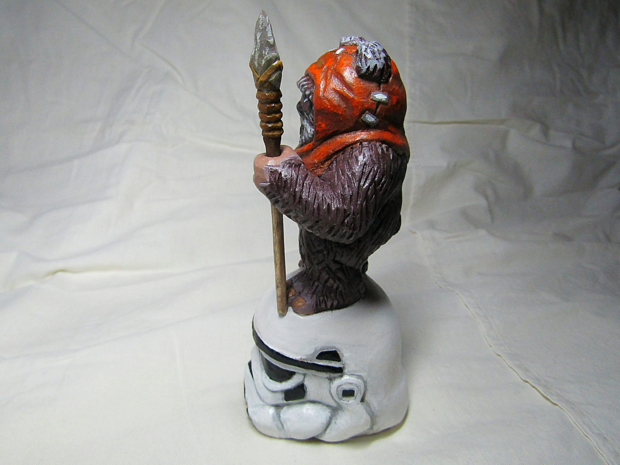 Little Ewok - My, Star Wars, Ewoks, Wood carving, Longpost