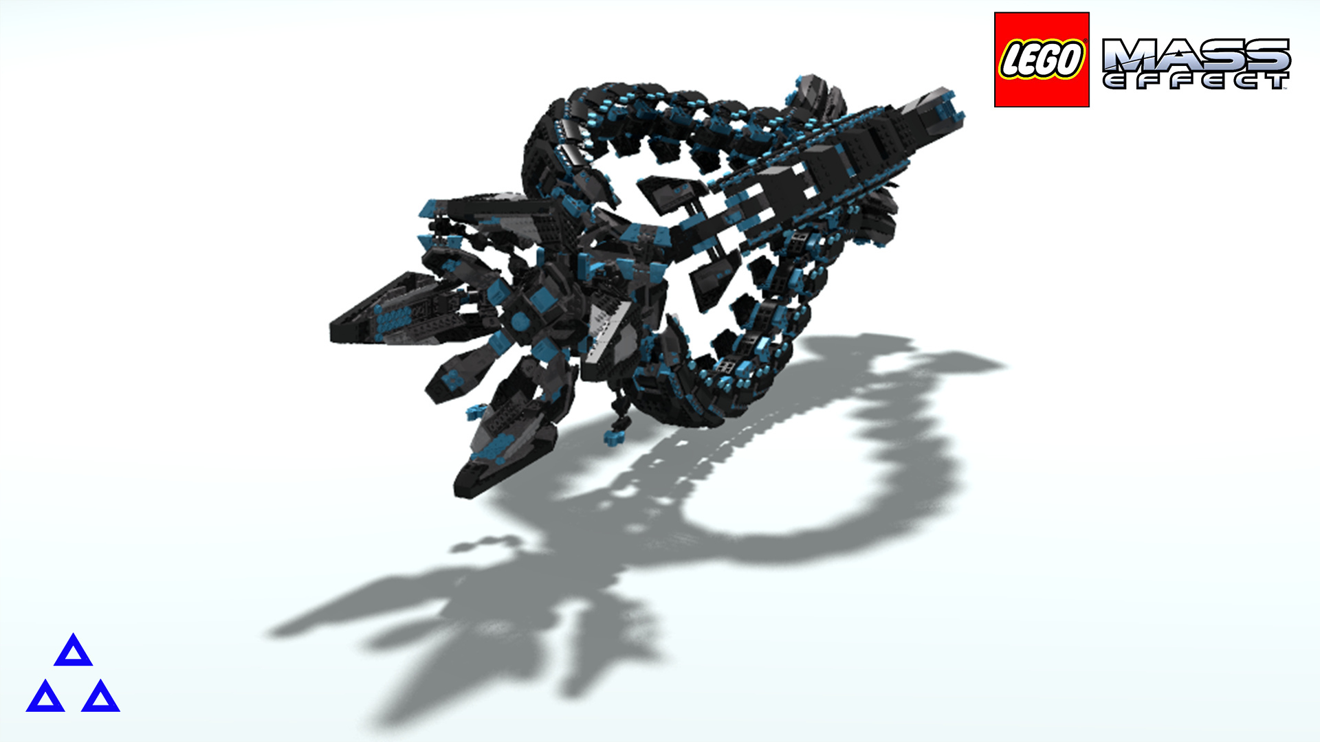 Lego Mass Effect Mako vs Geth Colossus (+architect) - My, Lego, Mass effect, Games, Tanks, Robot, Constructor, LEGO digital designer, Longpost