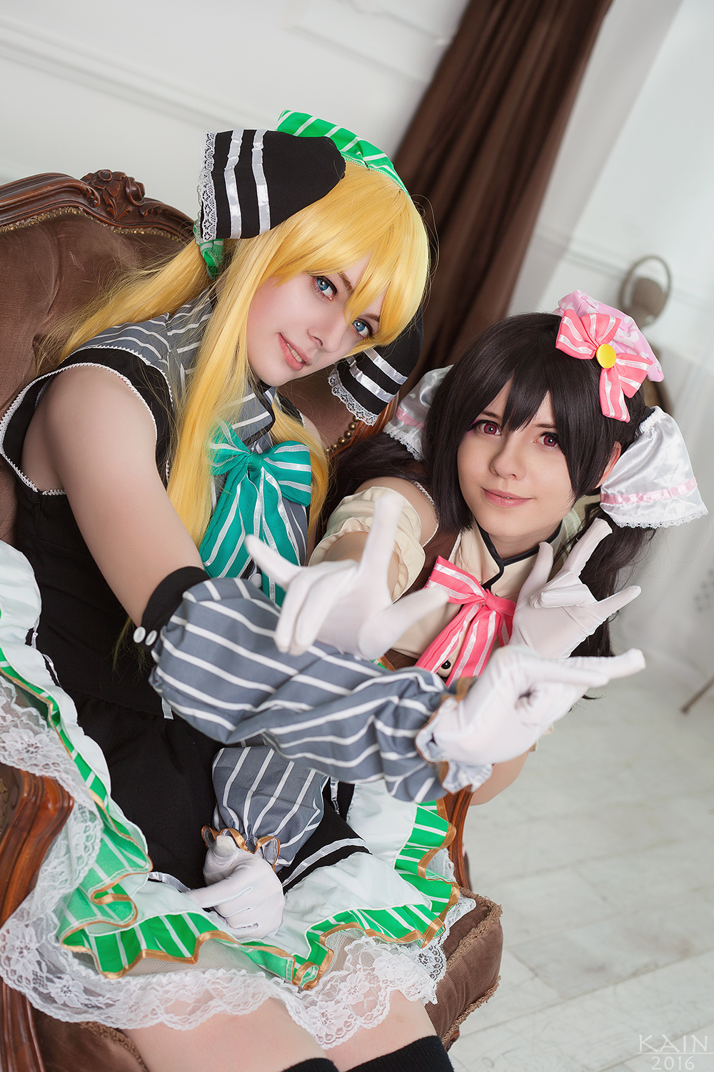 Ayase Eli - Sweet Maid - Моё, Ayase Eli, Yazawa Nico, Косплей, Аниме, Русский косплей, Love live! School Idol Project, Айдолы, Длиннопост