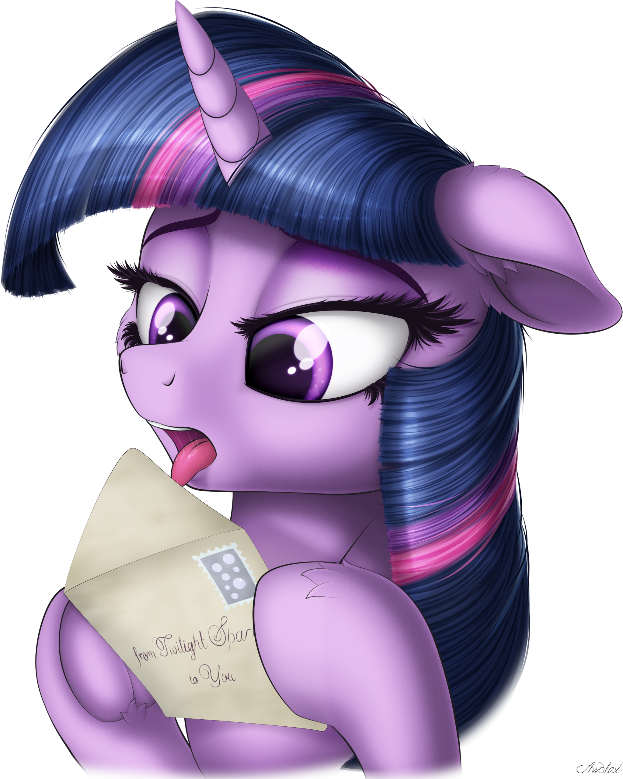 I'll send it personally - My little pony, PonyArt, Twilight sparkle, Awalex