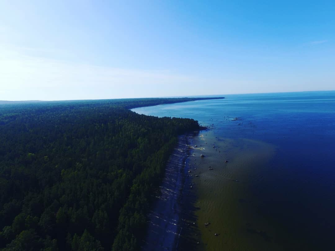 The Gulf of Finland - My, Quadcopter, Leningrad region, The Gulf of Finland, Do not judge strictly, Longpost