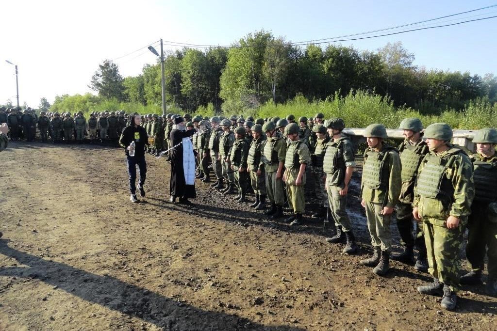 Achinsk priest named the cause of the explosion of shells and sprinkled them with holy water - news, Achinsk, ROC, Prayer, Explosion, Longpost