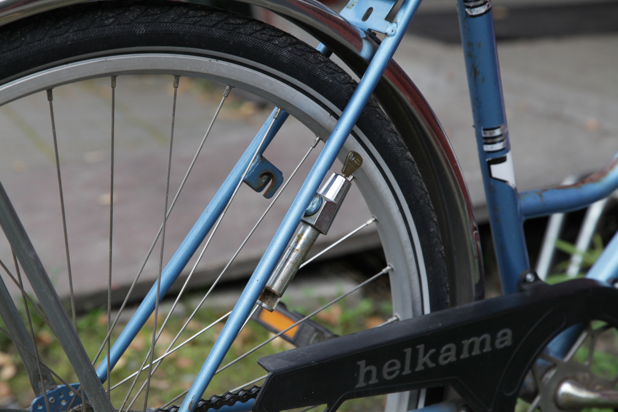 Finnish anti-theft lock on a bike - My, Finland, A bike, Lock