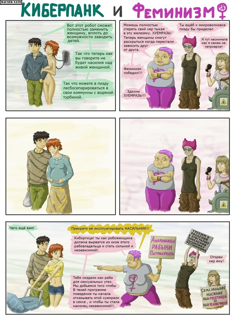 Cyberpunk vs Feminism - Feminism, Comics, Mat