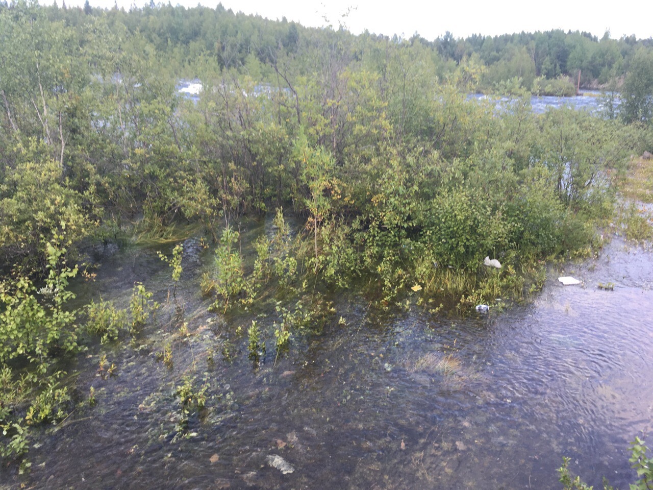 And the dawns are here... NOISY! - My, Hydroelectric power station, Polar Dawns, Water discharge, Longpost