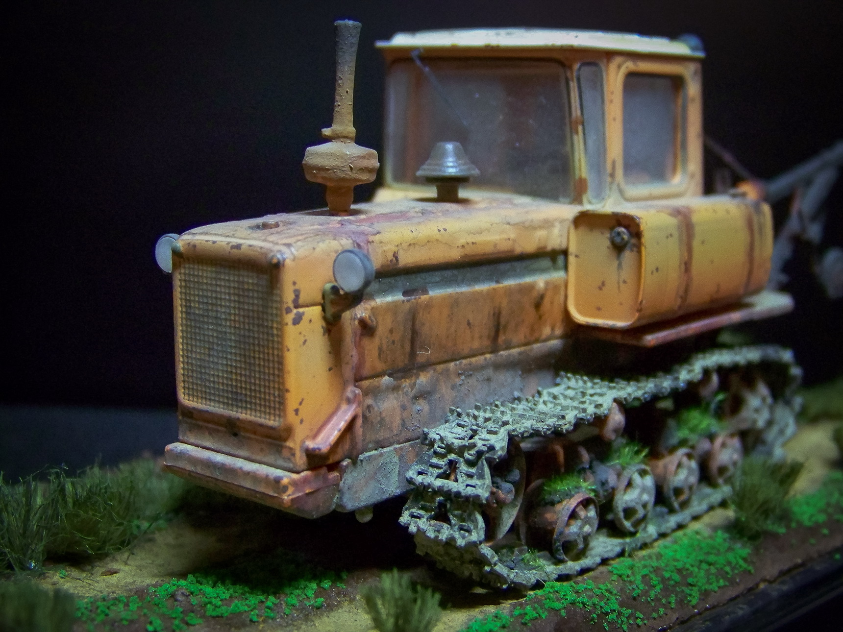 DT-75D - My, Tractor, Agricultural machinery, 1:43, Caterpillar, Longpost