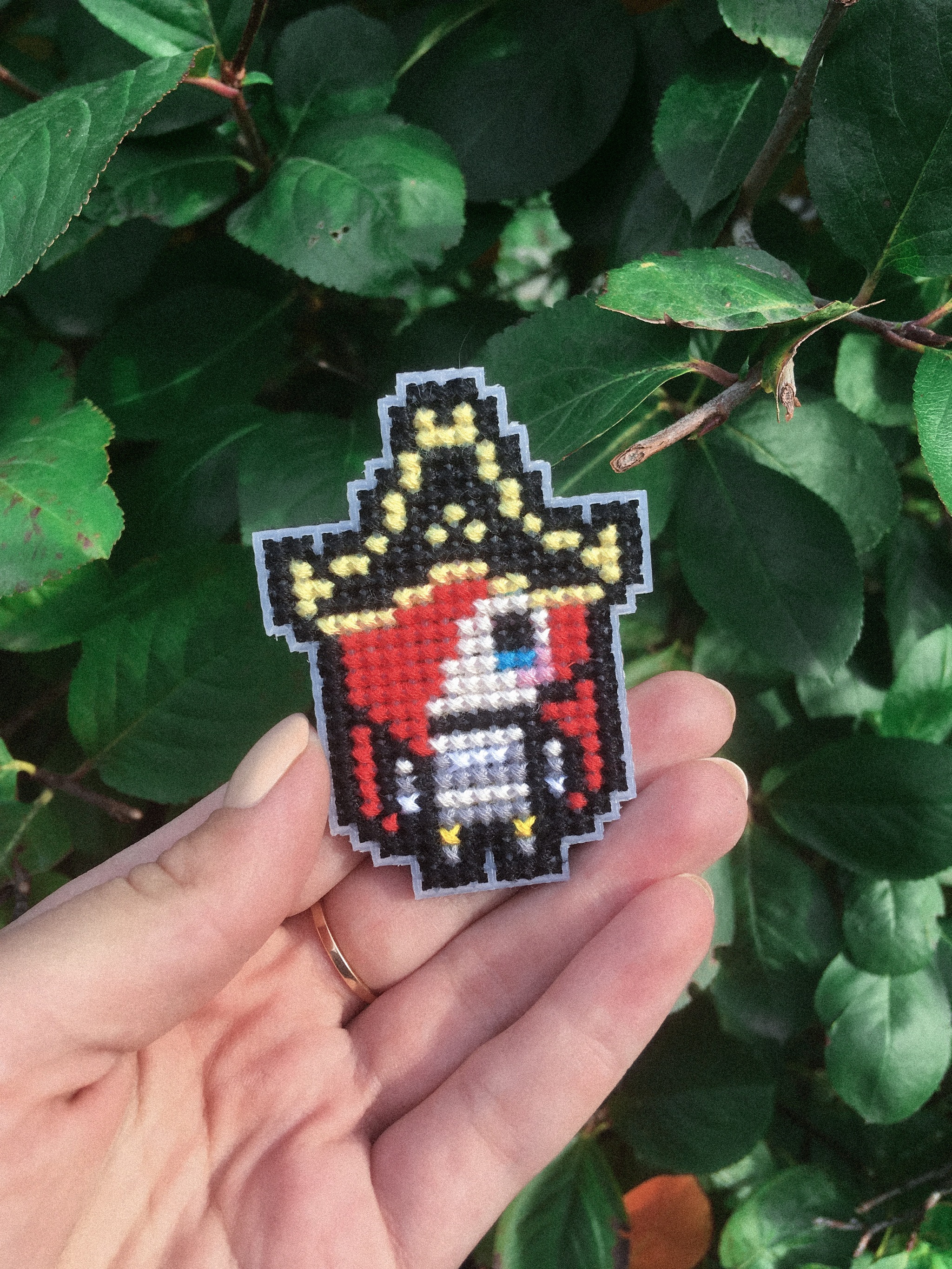 Miss Fortune badge from League of Legends - My, Embroidery, Cross-stitch, Icon, League of legends, Handmade