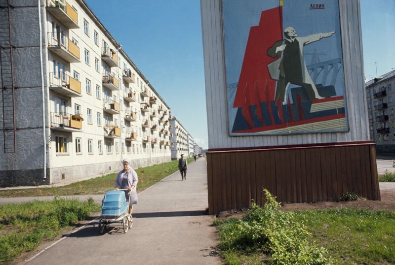 Georg Oddner. Bratsk, 1967 - the USSR, Bratsk, Longpost