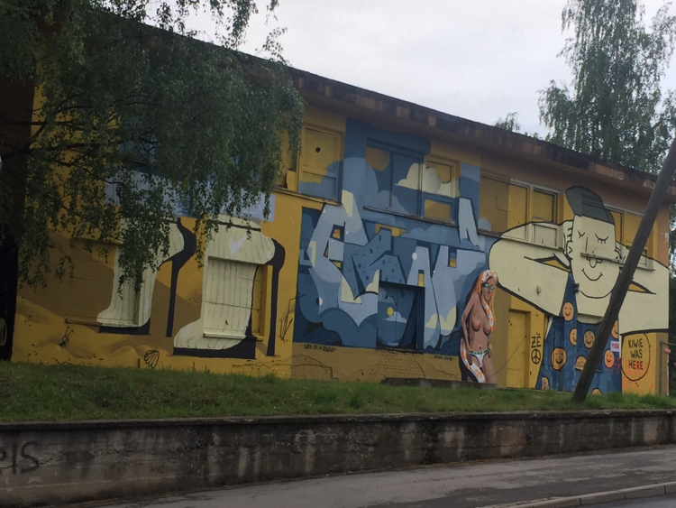 Tartu and contemporary art - My, Estonia, Graffiti, Modern Art, The photo, Longpost