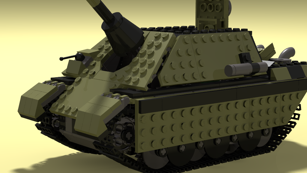 Лего Танк Ягдпантера (Lego jagdpanther) - Моё, LEGO, Танки, Вторая мировая война, Модели, Конструктор, Германия, Игрушки, Длиннопост