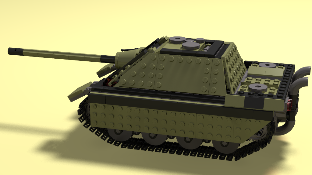 Лего Танк Ягдпантера (Lego jagdpanther) - Моё, LEGO, Танки, Вторая мировая война, Модели, Конструктор, Германия, Игрушки, Длиннопост