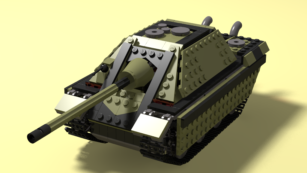 Лего Танк Ягдпантера (Lego jagdpanther) - Моё, LEGO, Танки, Вторая мировая война, Модели, Конструктор, Германия, Игрушки, Длиннопост