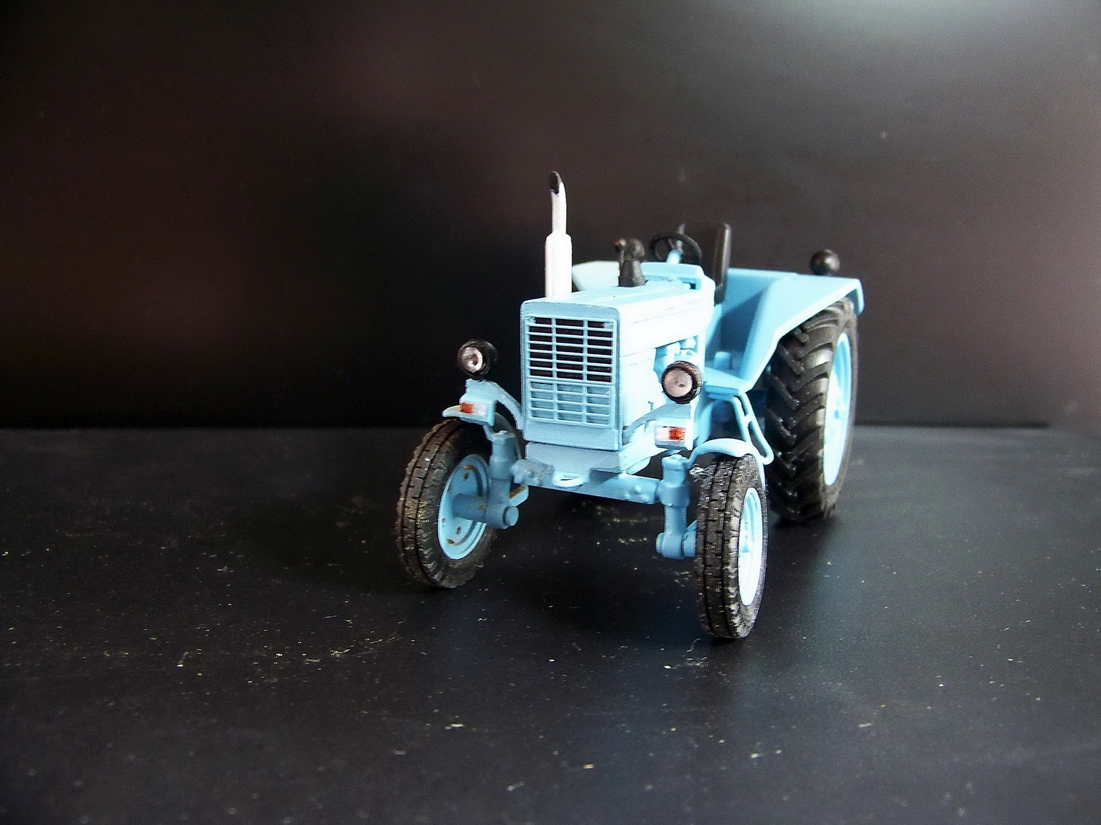 MTZ-80 - My, MTZ, 1:43, Tractor, Diorama, MTZ 80, Longpost