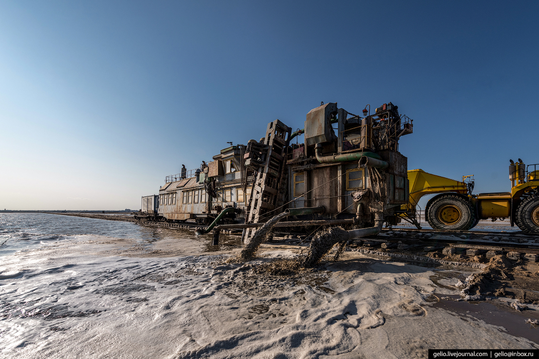 Lake Baskunchak is an endless salt deposit. - Salt, Baskunchak Lake, Astrakhan Region, Gelio, Longpost
