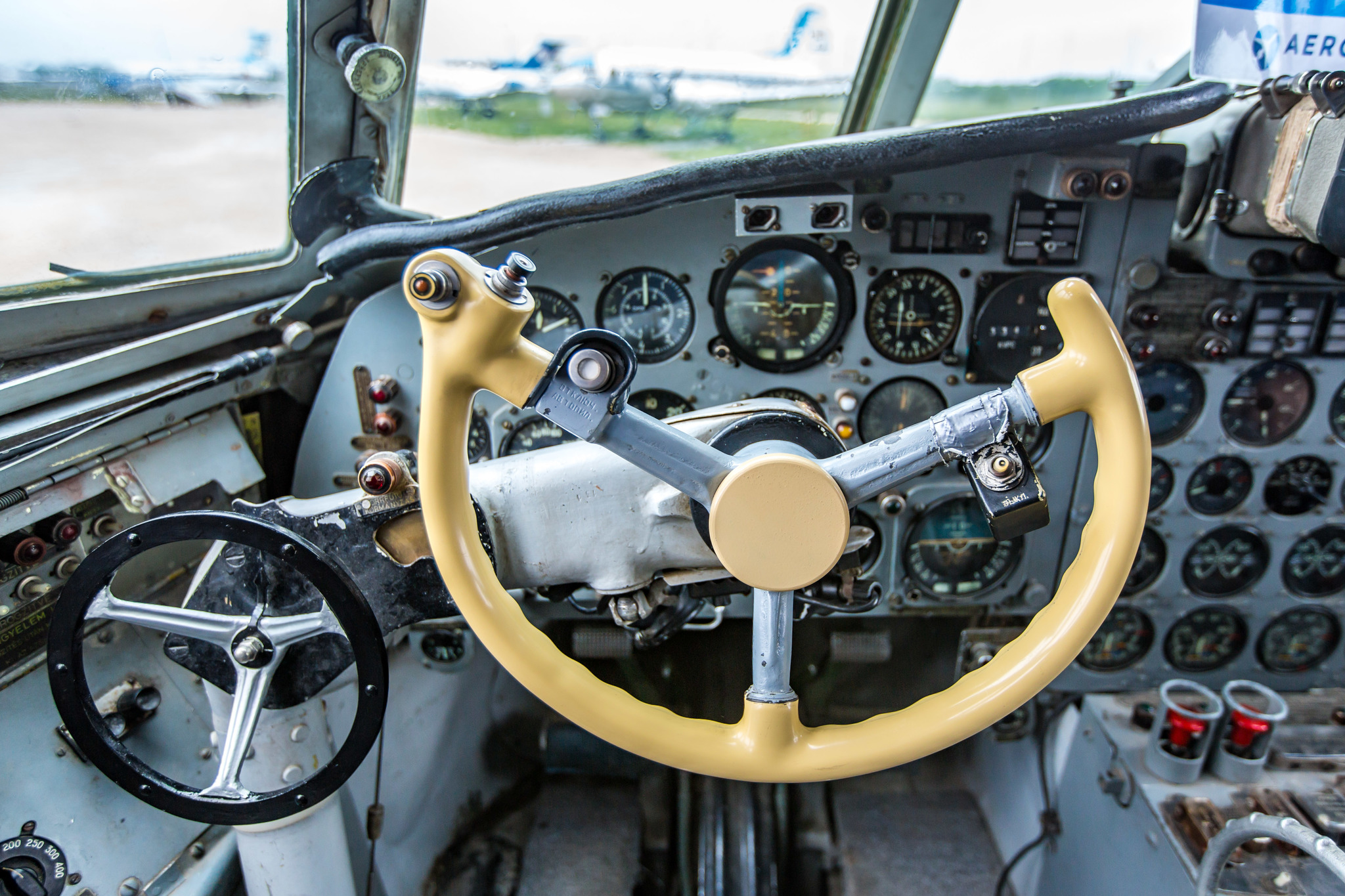 Very reliable aircraft Il-18 - My, IL-18, Airplane, Aviation, Museum, Aviation Museum, Hungary, Budapest, the USSR, Video, Longpost