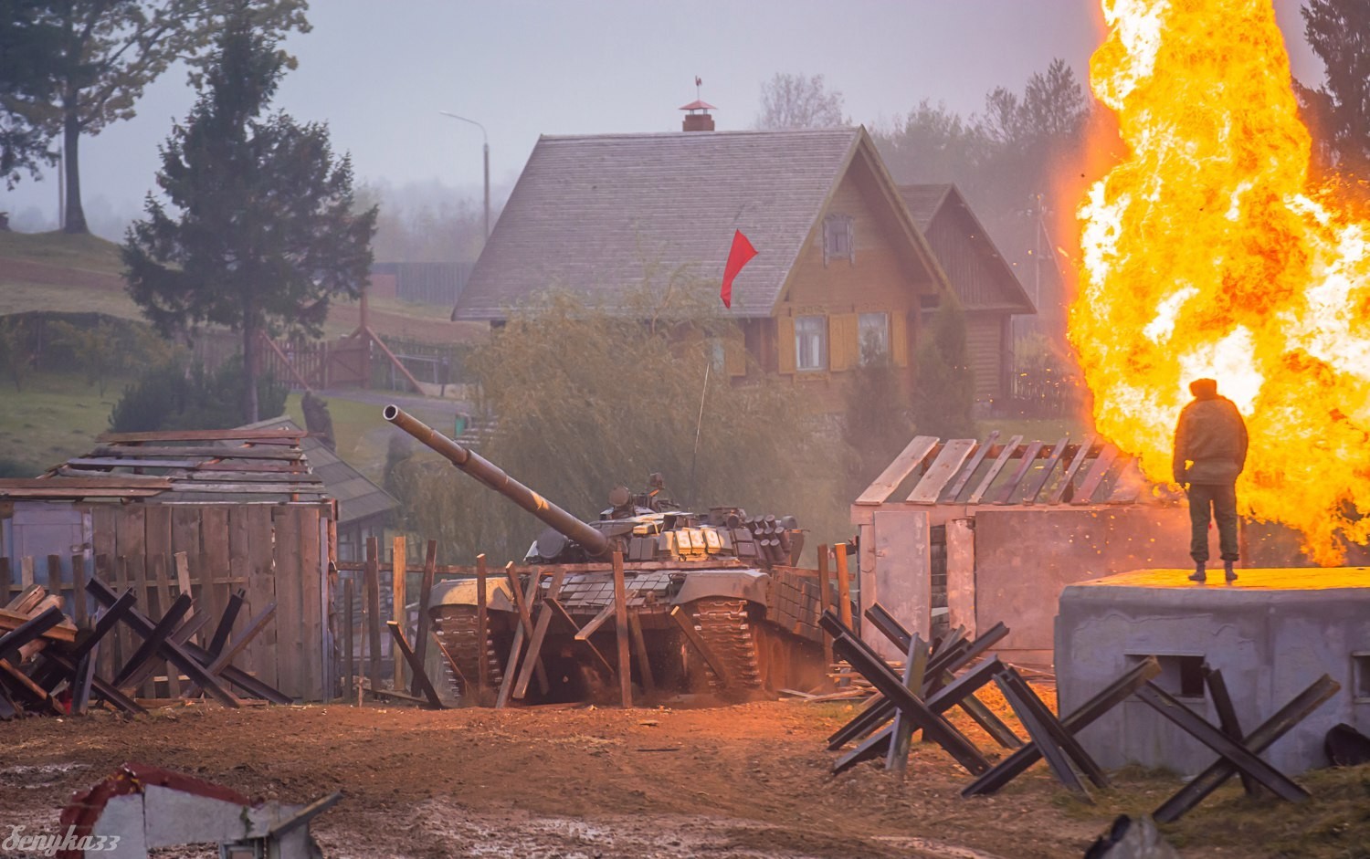 T-72B/ Tankman's Day/ Stalin's line - My, Tanks, t-72, Tankman's Day, Minsk, Republic of Belarus, Stalin, Nikon, The photo, Longpost