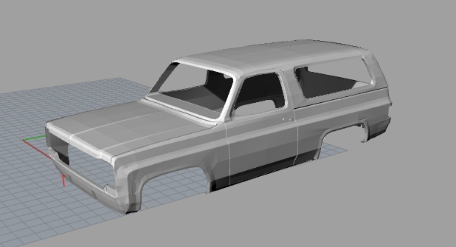 '79 Chevrolet Blazer on WPL Bridges Part 1 - My, Rukozhop, 3D печать, Wpl, Longpost