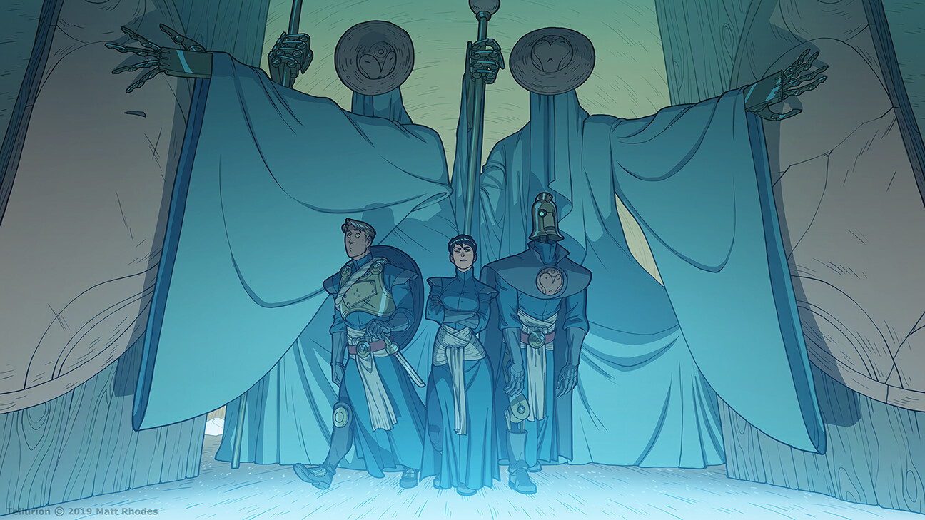 Tellurion [11] - Tellurion, Matt Rhodes, Art, Comics, Art, Fantasy, Adventures, Longpost