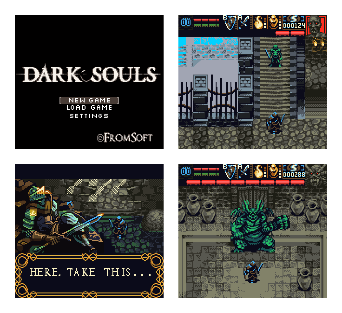 16-bit Souls - Dark Souls, 16 бит, Pixel Art