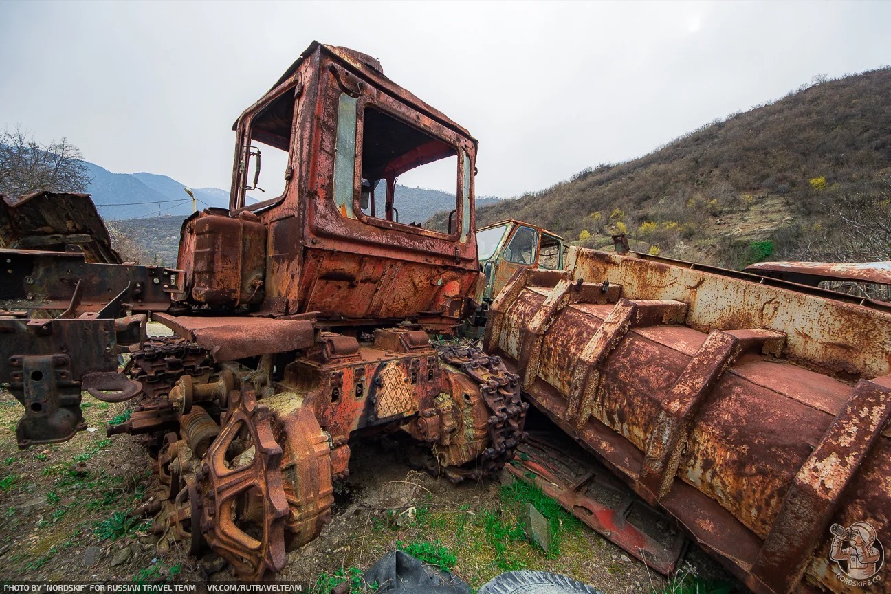 Cemetery of Equipment Just textured rusty equipment in the mountains of Transcaucasia - My, Urbex Armenia, Abandoned, Cemetery of Machinery, Urbanphoto, Longpost