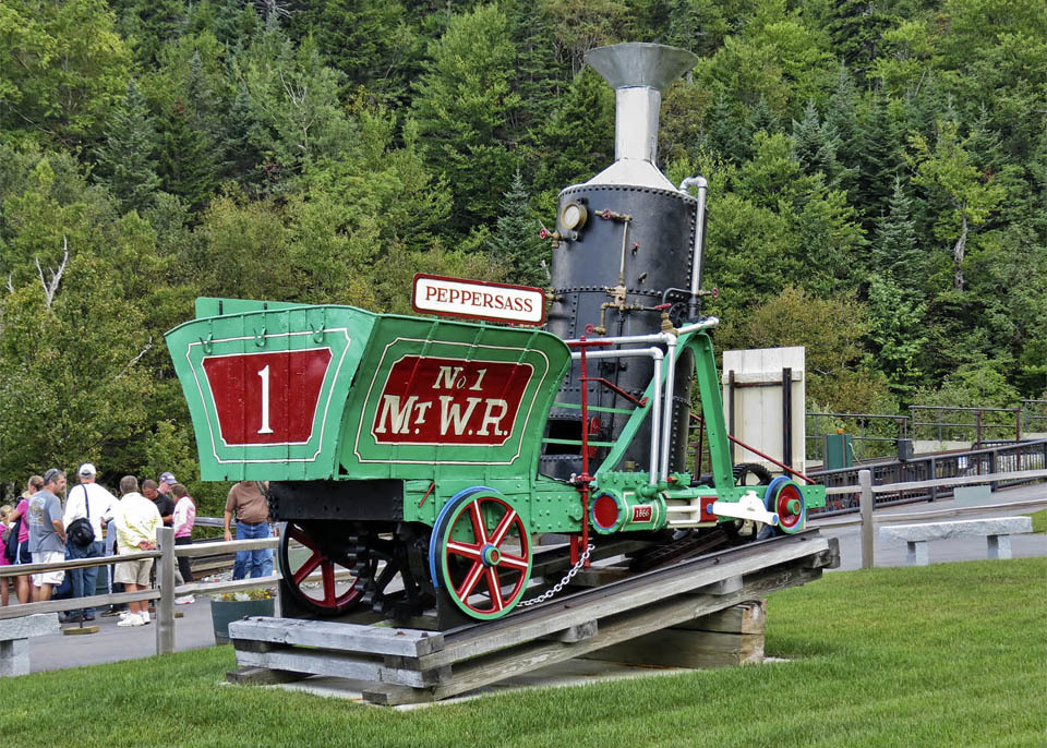 The first cog mountain railway. - Railway, Gear rail, USA, Longpost, Video