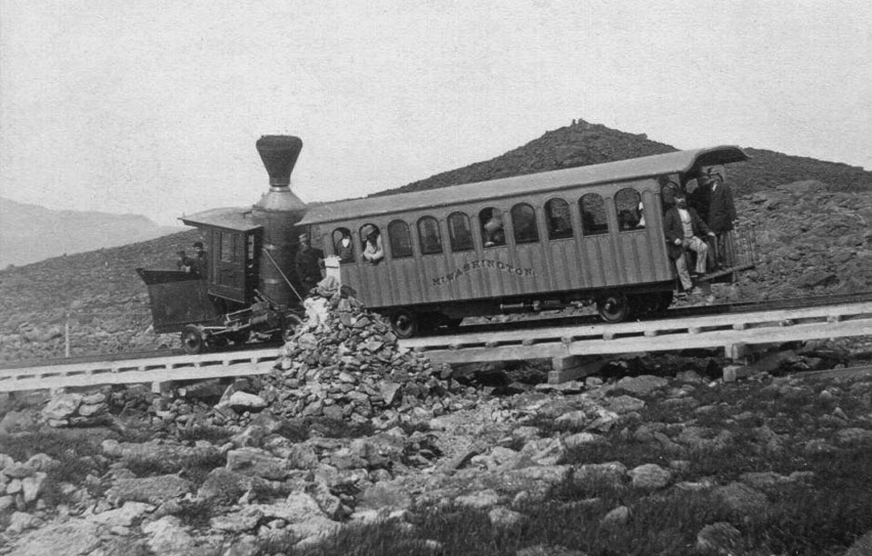 The first cog mountain railway. - Railway, Gear rail, USA, Longpost, Video