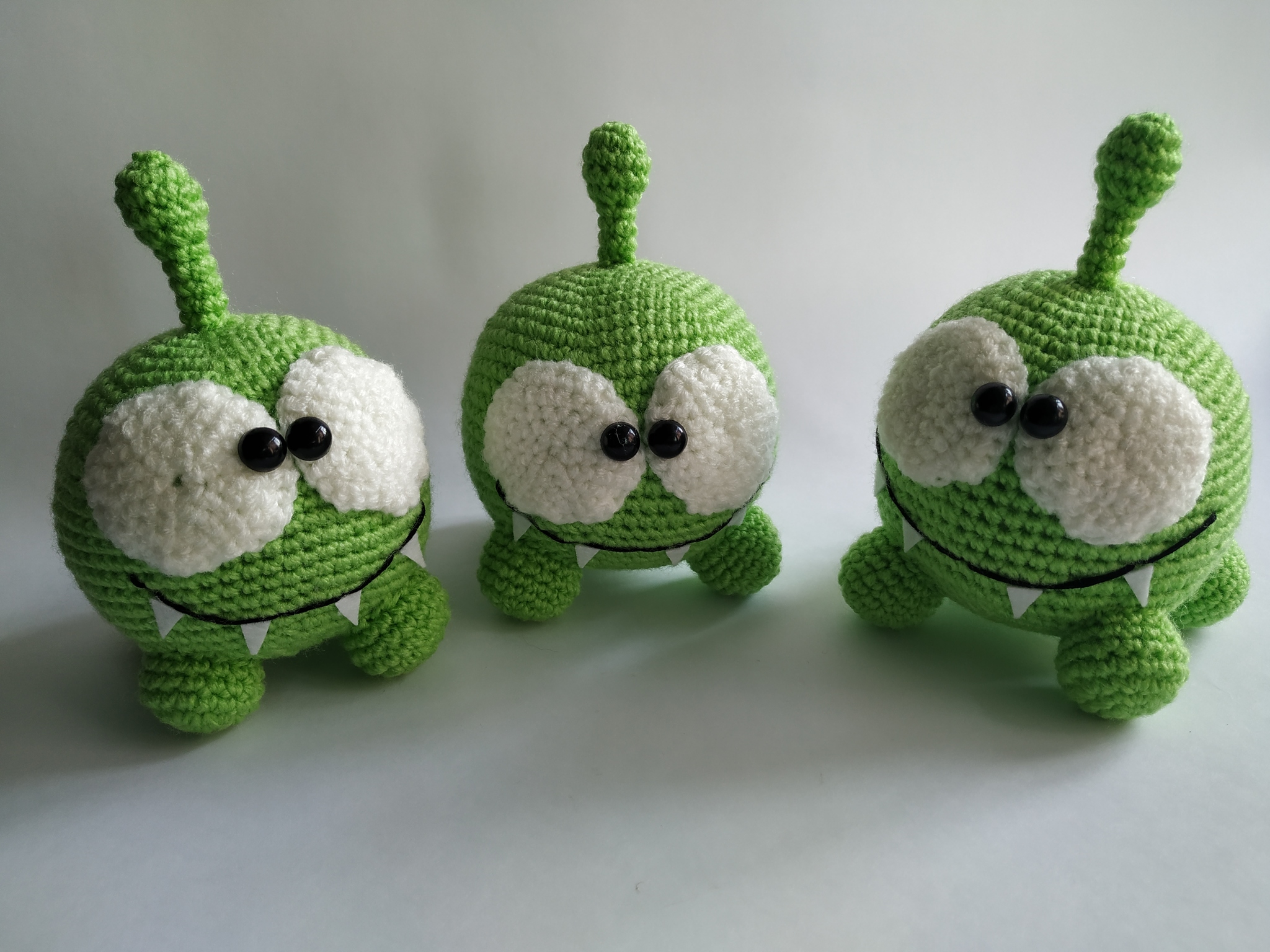 Om Nyam - My, Om-Nom-nom, Knitted toys, Toys, Handmade, Longpost, Cut the Rope