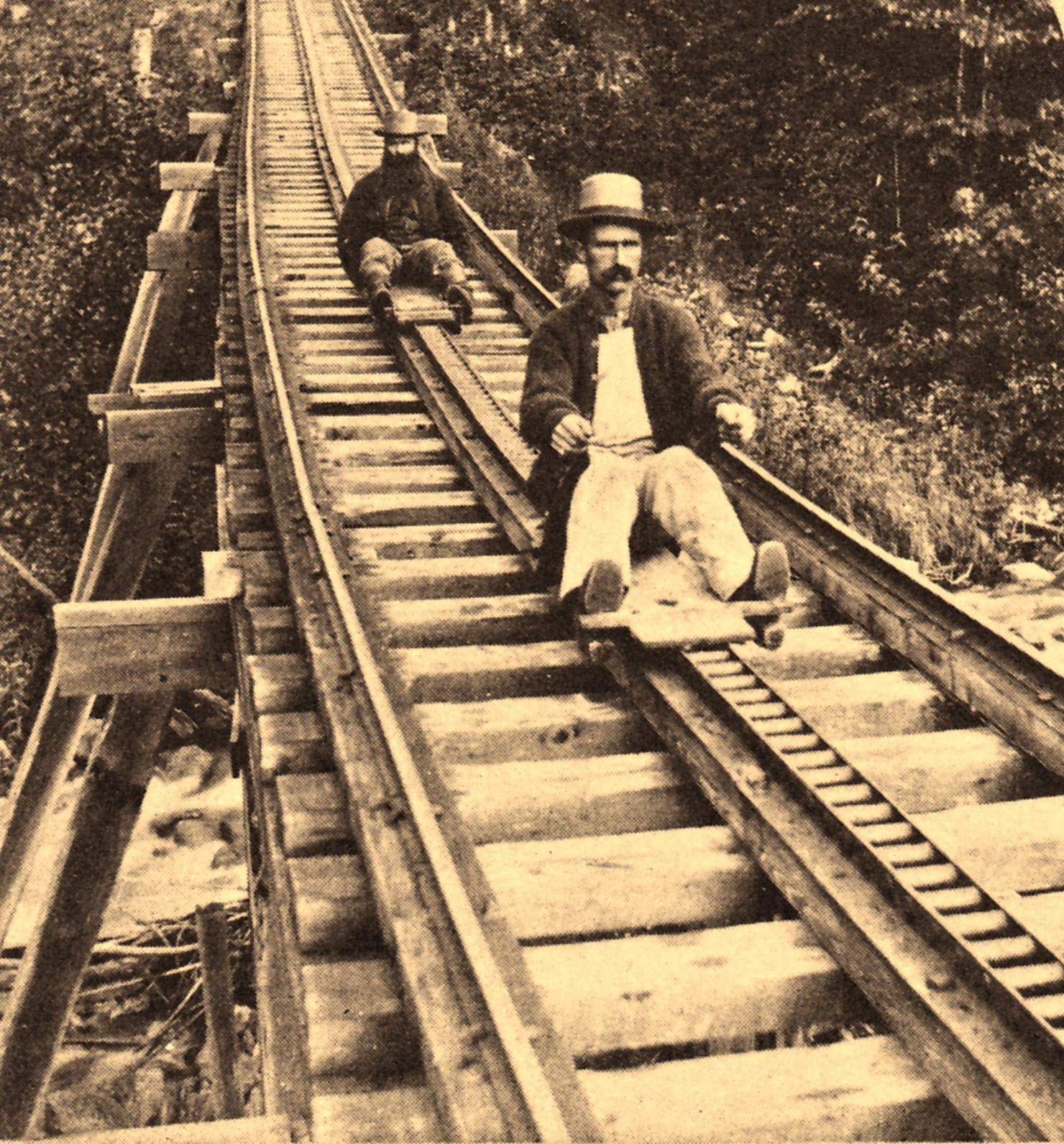 The first cog mountain railway. - Railway, Gear rail, USA, Longpost, Video